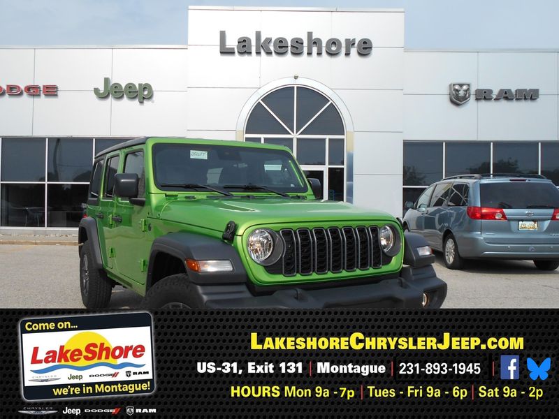 New 2025 Jeep Wrangler 4-door Sport SImage 1