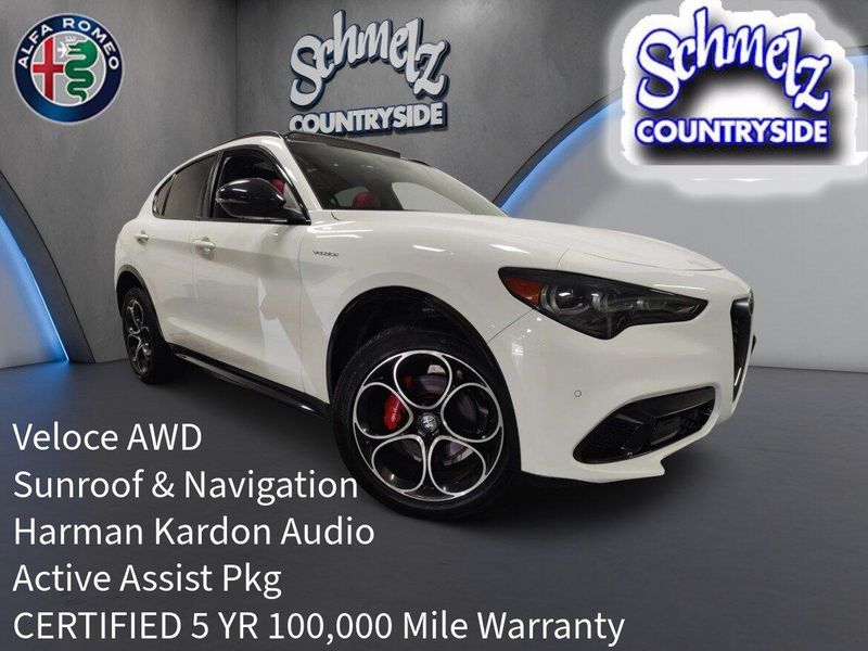Used 2024 Alfa Romeo Stelvio Veloce AWD Premium w/Sunroof/NavImage 1
