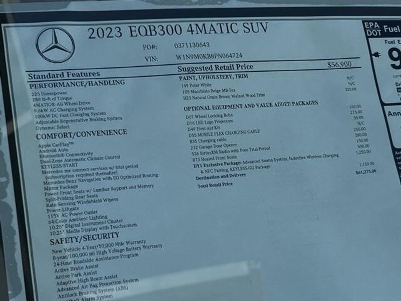 2023 Mercedes-Benz EQB 300Image 25