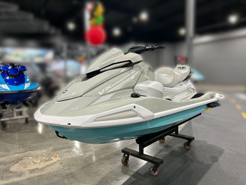 2025 Yamaha VX CRUISER HO W/AUDIO  in a PEARL/MINT exterior color. Del Amo Motorsports of Redondo Beach (424) 390-7811 delamomotorsports.com 