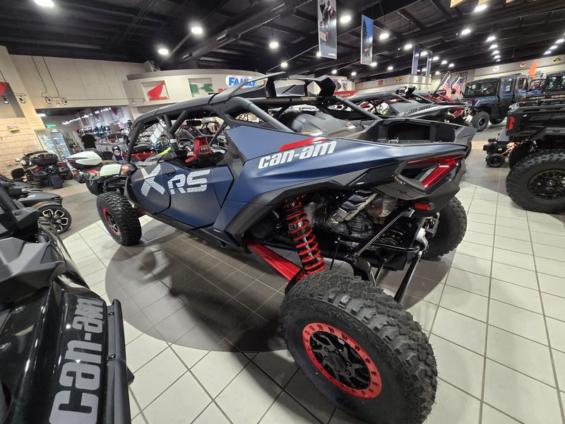 2025 Can-Am MAVERICK R MAX X RS 999T DCT DUSTY NAVY AND LEGION REDImage 7