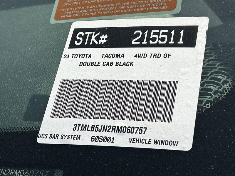 New 2024 Toyota Tacoma TRD Off RoadImage 16