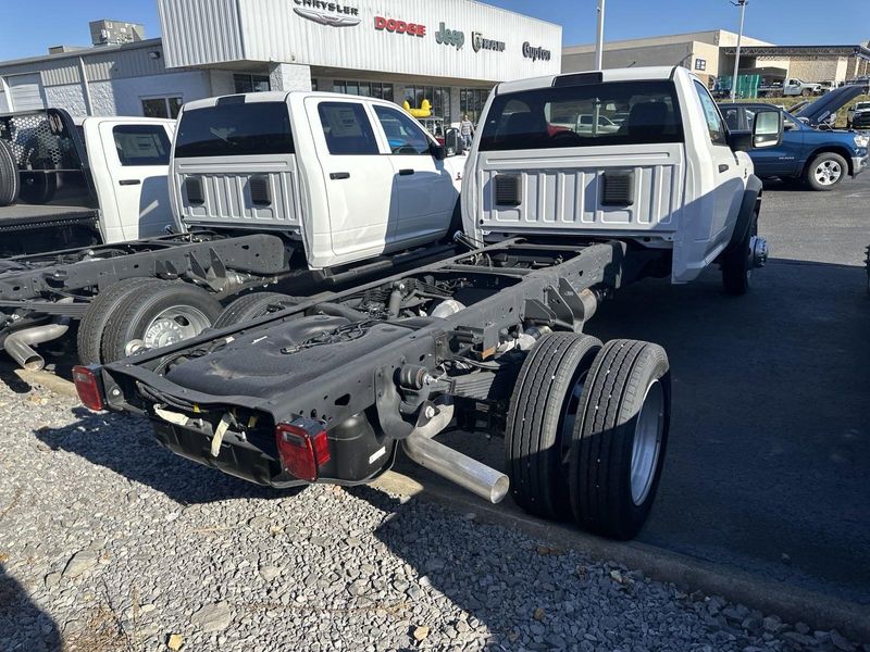 2024 RAM 5500 Chassis Cab Tradesman in a Bright White Clear Coat exterior color and Diesel Gray/Blackinterior. Gupton Motors Inc 615-384-2886 guptonmotors.com 