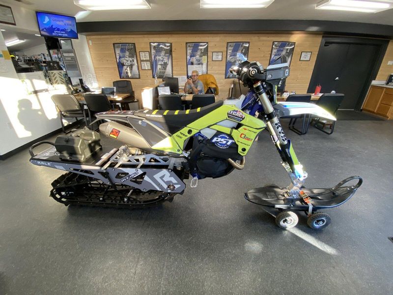 2024 Sherco 450 SEF-F 4T FACTORY  in a BLUE/GREY exterior color. Legacy Powersports 541-663-1111 legacypowersports.net 
