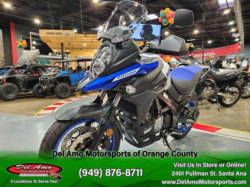 2024 Suzuki DL650XAAM4  in a BLUE/WHITE exterior color. Del Amo Motorsports of Orange County (949) 416-2102 delamomotorsports.com 