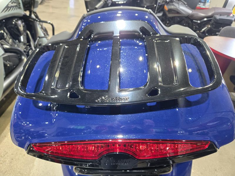 New 2025 Indian Motorcycle PURSUIT DARK HORSE 112  RA 49ST BLACK METALLIC VIVID CRYSTAL W SPRINGFIELD BLUE Image 9