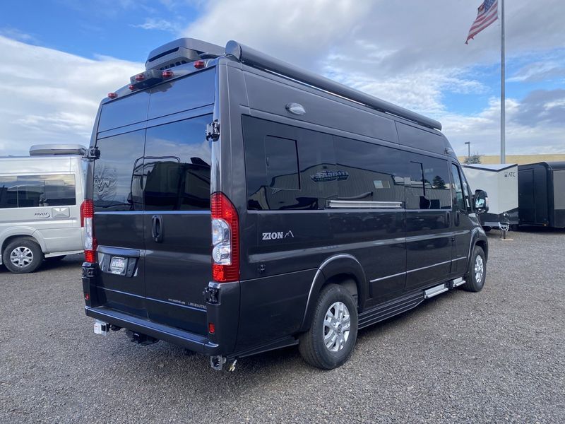 2024 ROADTREK Zion  in a Granite Metallic exterior color and White Sandinterior. Legacy Powersports 541-663-1111 legacypowersports.net 