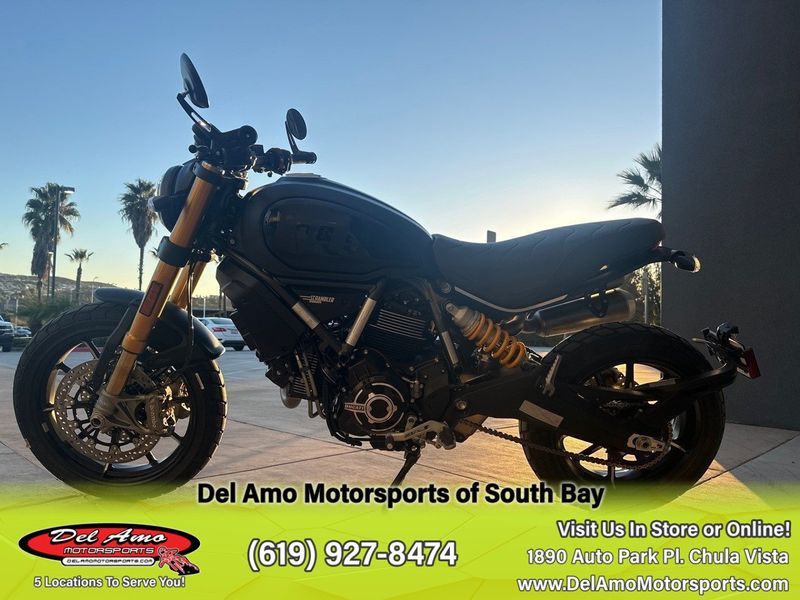 2023 Ducati SCRAMBLER 1100 SPORT PRO  in a MATT BLACK exterior color. Del Amo Motorsports of South Bay (619) 547-1937 delamomotorsports.com 