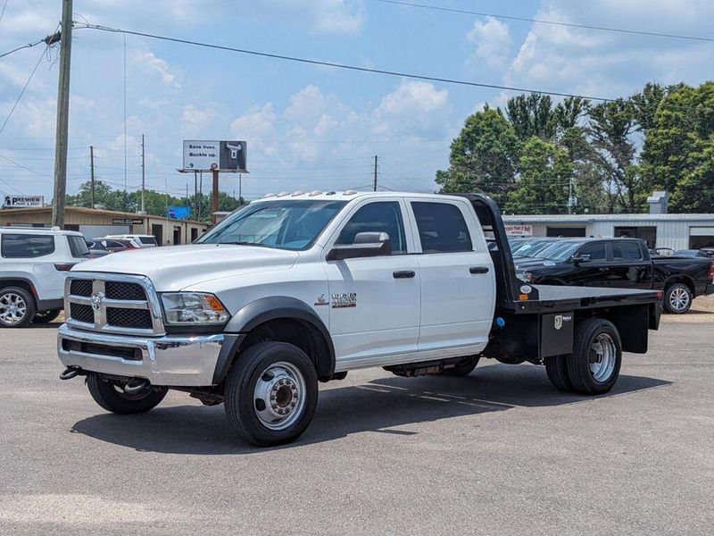 2018 RAM 4500 Chassis Tradesman in a Bright White Clear Coat exterior color and Diesel Gray/Blackinterior. Johnson Dodge 601-693-6343 pixelmotiondemo.com 