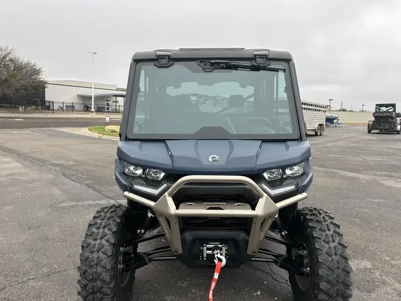 New 2025 Can-Am DEFENDER MAX LIMITED CAB HD10 DUSTY NAVY Image 8