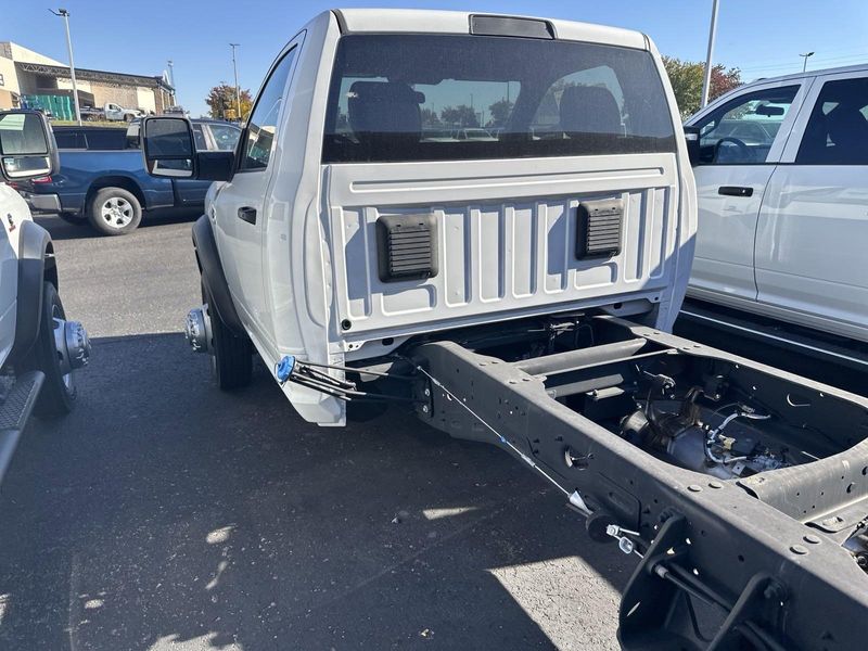 2024 RAM 5500 Chassis Cab Tradesman in a Bright White Clear Coat exterior color and Diesel Gray/Blackinterior. Gupton Motors Inc 615-384-2886 guptonmotors.com 