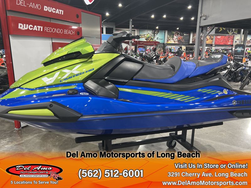 2024 Yamaha VX1900A-A  in a AZURE BLUE/ACID GREEN exterior color. Del Amo Motorsports of Long Beach (562) 362-3160 delamomotorsports.com 