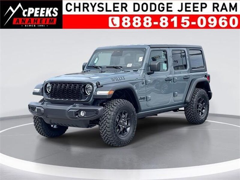 New 2026 Jeep Wrangler 4-door WillysImage 1