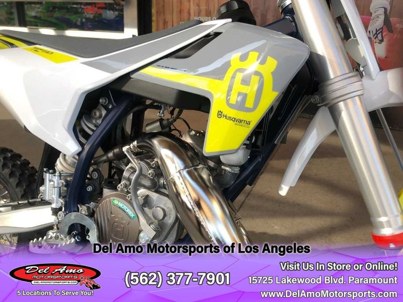 2024 HUSQVARNA TC 50  in a WHITE exterior color. Del Amo Motorsports of Los Angeles (562) 262-9181 delamomotorsports.com 