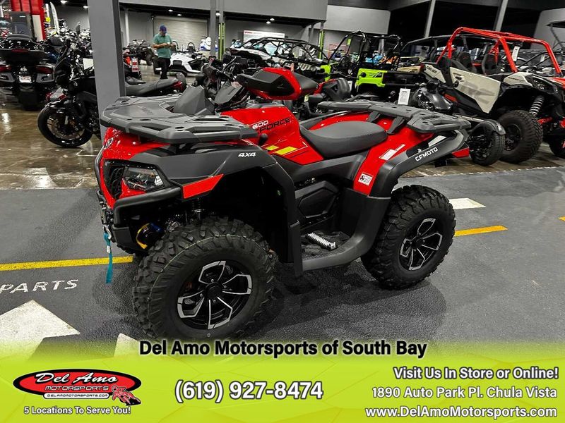 2024 CFMOTO CF600AU-3SA  in a MAGMA RED exterior color. Del Amo Motorsports of South Bay (619) 547-1937 delamomotorsports.com 