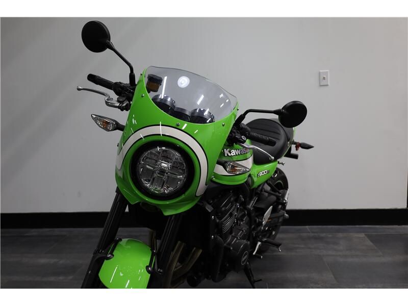 2019 Kawasaki Z900RS in a Green exterior color. New England Powersports 978 338-8990 pixelmotiondemo.com 