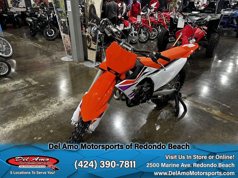 2024 KTM 350 SX-F  in a ORANGE exterior color. Del Amo Motorsports of Redondo Beach (424) 304-1660 delamomotorsports.com 