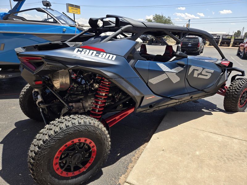 2025 Can-Am MAVERICK R MAX X RS 999T DCT DUSTY NAVY AND LEGION RED Image 5