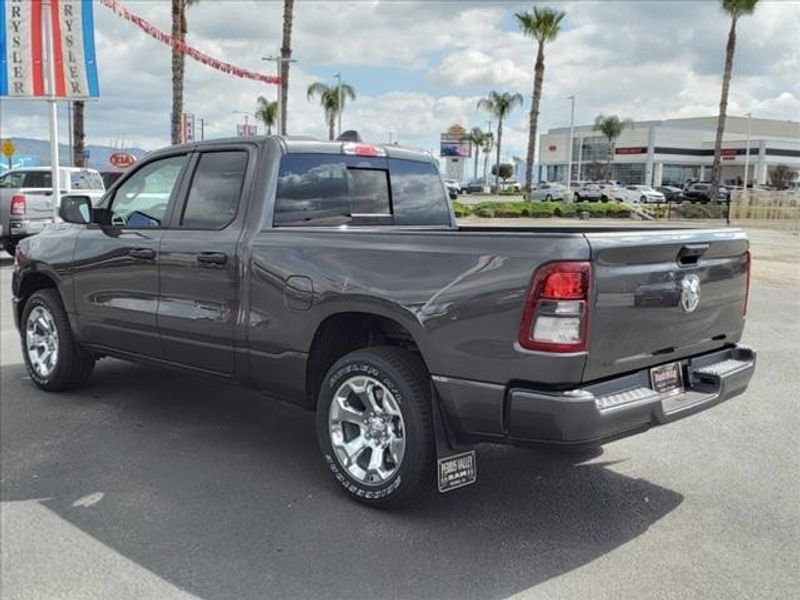 2024 RAM 1500 Tradesman in a Granite Crystal Metallic Clear Coat exterior color and Blackinterior. Perris Valley Auto Center 951-657-6100 perrisvalleyautocenter.com 