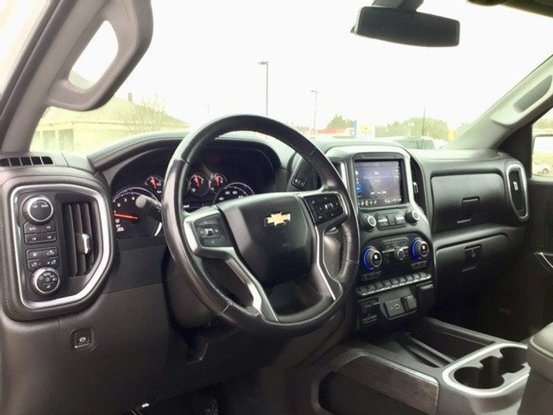 2022 Chevrolet Silverado 1500 LTD LTZ in a Summit White exterior color and Jet Blackinterior. Matthews Chrysler Dodge Jeep Ram 918-276-8729 cyclespecialties.com 