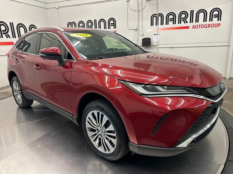 2022 Toyota Venza XLE in a Ruby Flare Pearl exterior color and Blackinterior. Marina Auto Group (855) 564-8688 marinaautogroup.com 