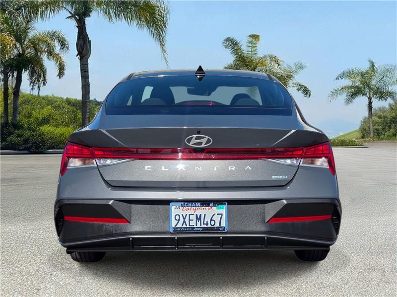 Used 2026 Hyundai Elantra Hybrid Blue Sedan