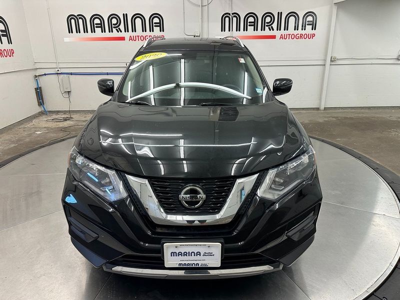 2020 Nissan Rogue SV in a Magnetic Black Pearl exterior color and Charcoalinterior. Marina Auto Group (855) 564-8688 marinaautogroup.com 