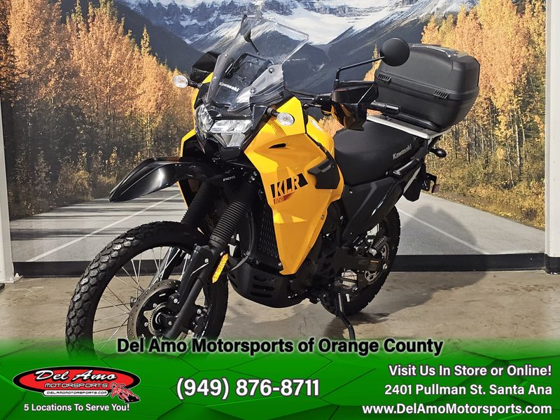 2023 Kawasaki KL650JPFNN  in a YELLOW exterior color. Del Amo Motorsports of Orange County (949) 416-2102 delamomotorsports.com 