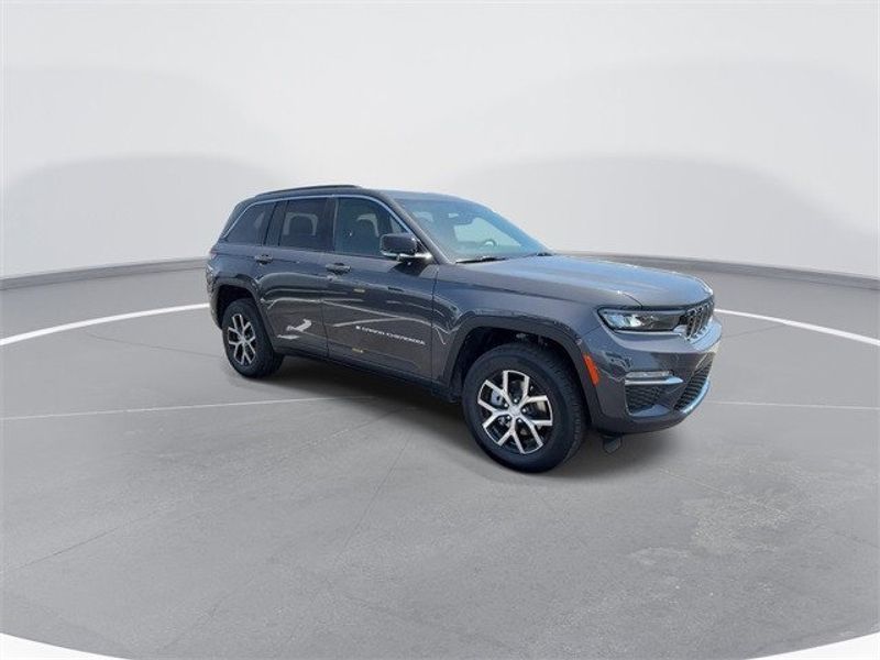 2024 Jeep Grand Cherokee Limited 4x4 in a Baltic Gray Metallic Clear Coat exterior color. McPeek