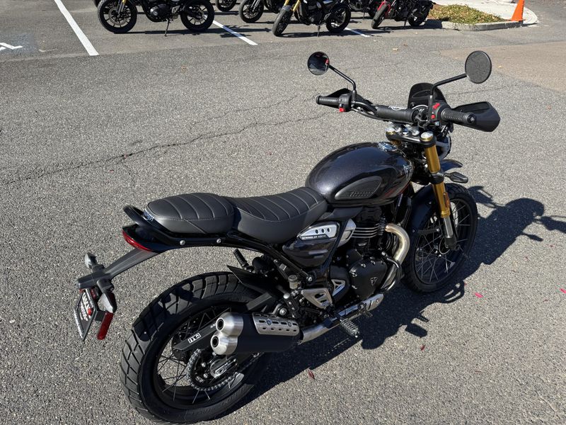 2026 Triumph Scrambler 400 XC - STORM GREY - WITH CUSTOM EXHAUST