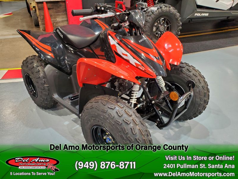 2024 Honda TRX90XR  in a SOLSTICE ORANGE exterior color. Del Amo Motorsports of Orange County (949) 416-2102 delamomotorsports.com 