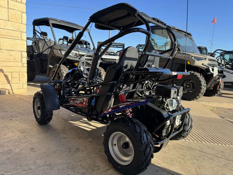 2024 TRAILMASTER BLAZER 200R BLUE  in a BLUE exterior color. Family PowerSports (877) 886-1997 familypowersports.com 