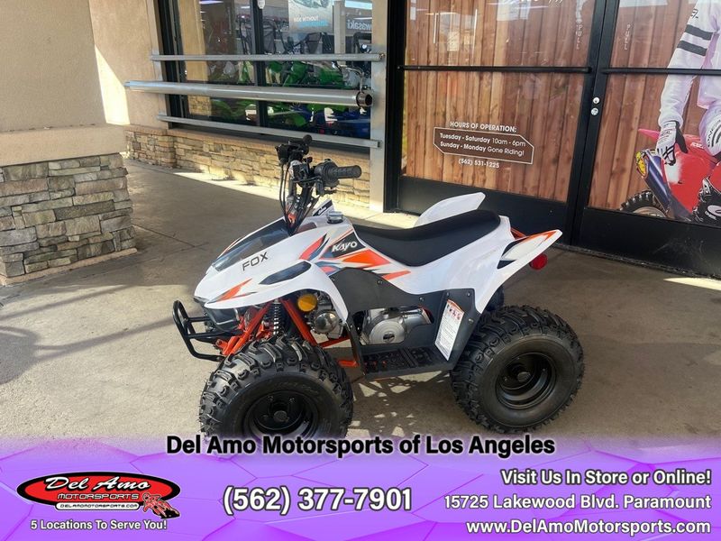 2021 KAYO AY70-2  in a METALLIC WHITE exterior color. Del Amo Motorsports of Los Angeles (562) 262-9181 delamomotorsports.com 