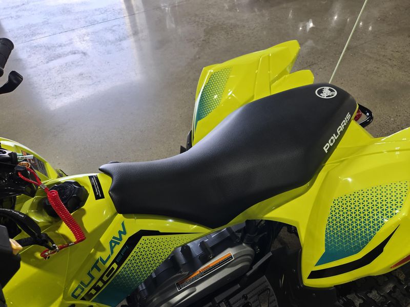New 2026 Polaris OUTLAW 110 LIME SQUEEZE Image 13