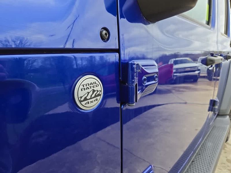 2018 Jeep Wrangler Unlimited Sport S in a Ocean Blue Metallic Clear Coat exterior color and Blackinterior. Dave Warren Chrysler Dodge Jeep Ram (716) 708-1207 davewarrenchryslerdodgejeepram.com 