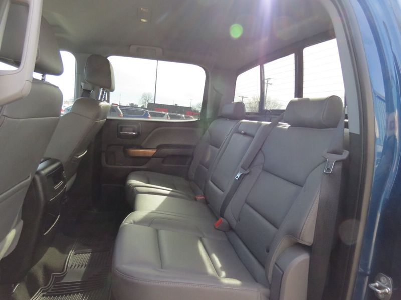 2018 Chevrolet Silverado 1500 LTZ 4x4 4dr Crew Cab 5.8 ft. SB in a Blue exterior color and Grayinterior. Militello Motors ​507-200-4344 militellomotors.net 