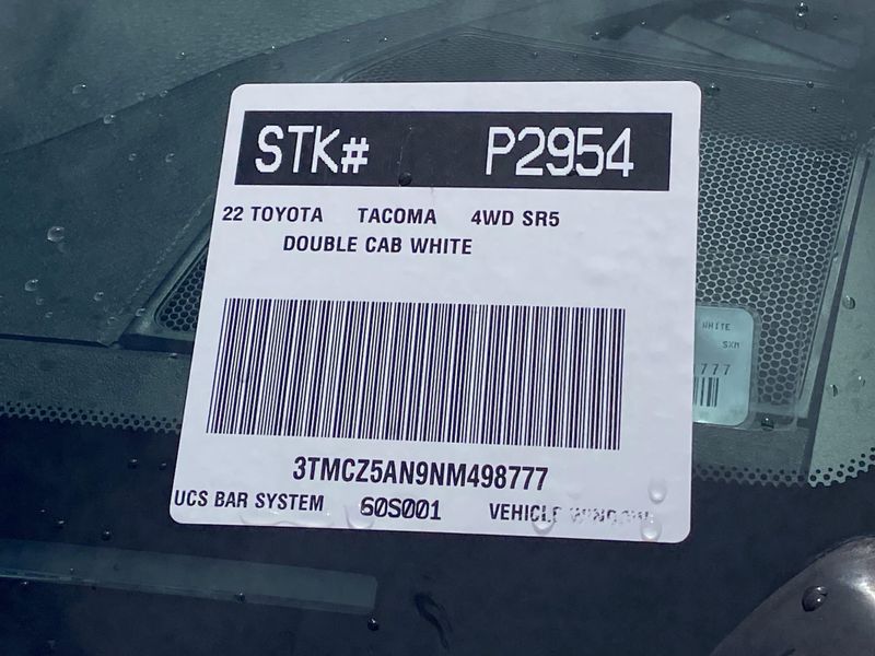 2022 Toyota Tacoma SR5Image 31