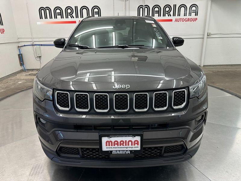 2024 Jeep Compass Latitude Lux 4x4 with a Blackinterior. Marina Auto Group (855) 564-8688 marinaautogroup.com 