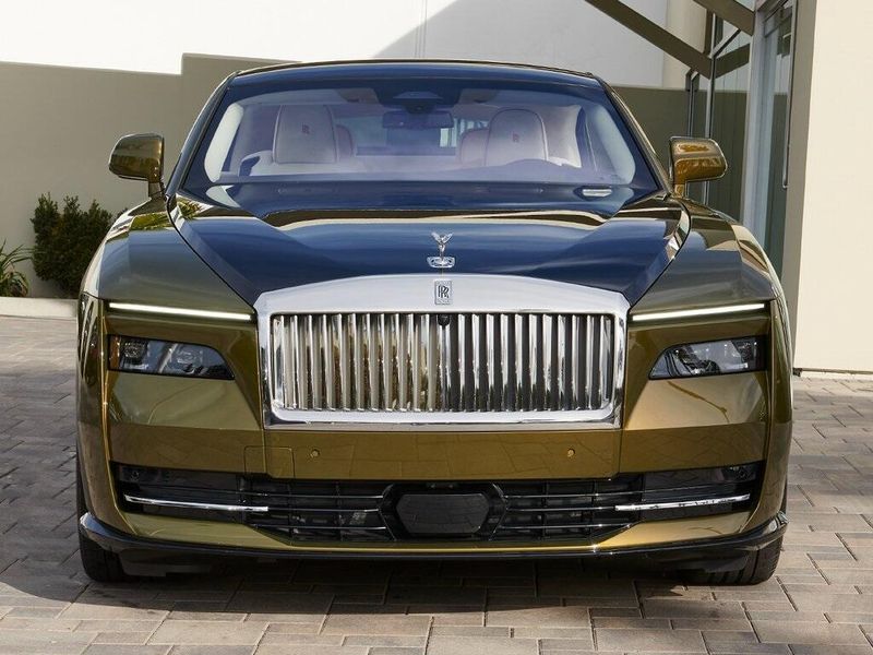 2024 Rolls-Royce   in a Chartreuse exterior color and Grace Whiteinterior. SHELLY AUTOMOTIVE shellyautomotive.com 