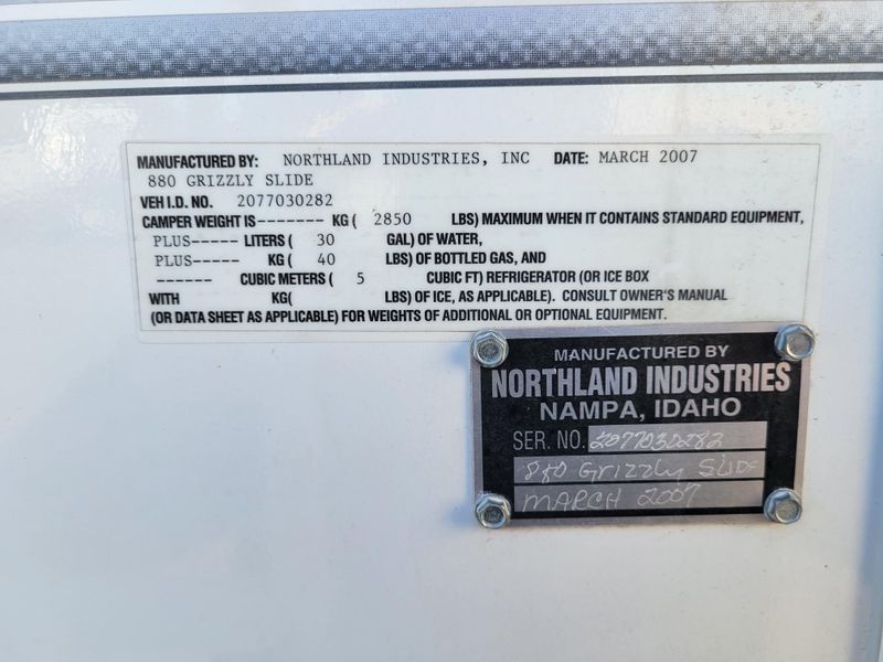 Used 2007 NORTHLAND INDUSTRIES GRIZZLY 880 Image 18