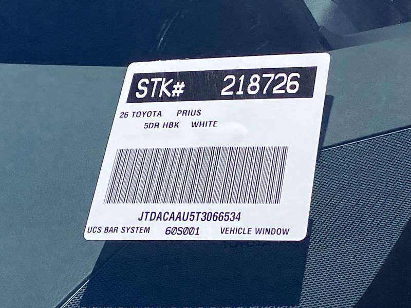 New 2026 Toyota Prius Image 20
