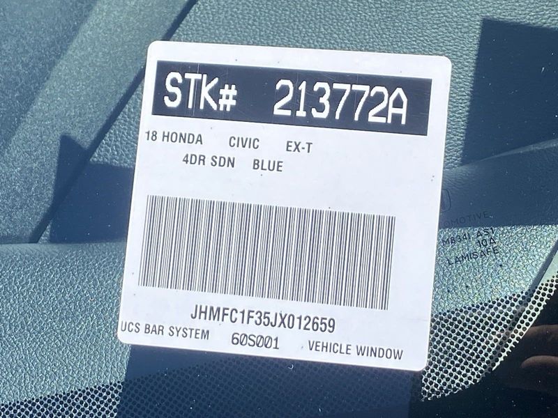 2018 Honda Civic Sedan EX-TImage 33