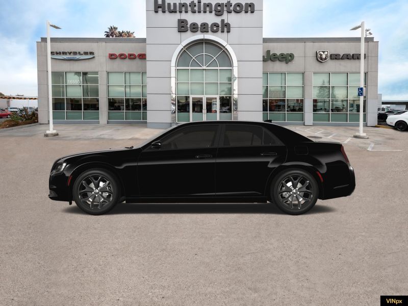 2023 Chrysler 300 Touring in a Gloss Black exterior color and Blackinterior. BEACH BLVD OF CARS beachblvdofcars.com 