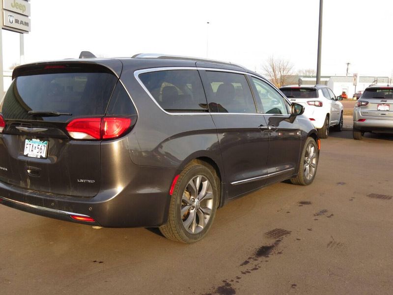 2019 Chrysler Pacifica Limited 4dr Mini Van in a Pewter exterior color and Blackinterior. Militello Motors ​507-200-4344 militellomotors.net 