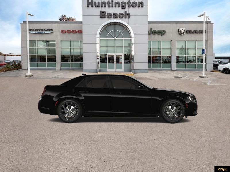 2023 Chrysler 300 Touring in a Gloss Black exterior color and Blackinterior. BEACH BLVD OF CARS beachblvdofcars.com 