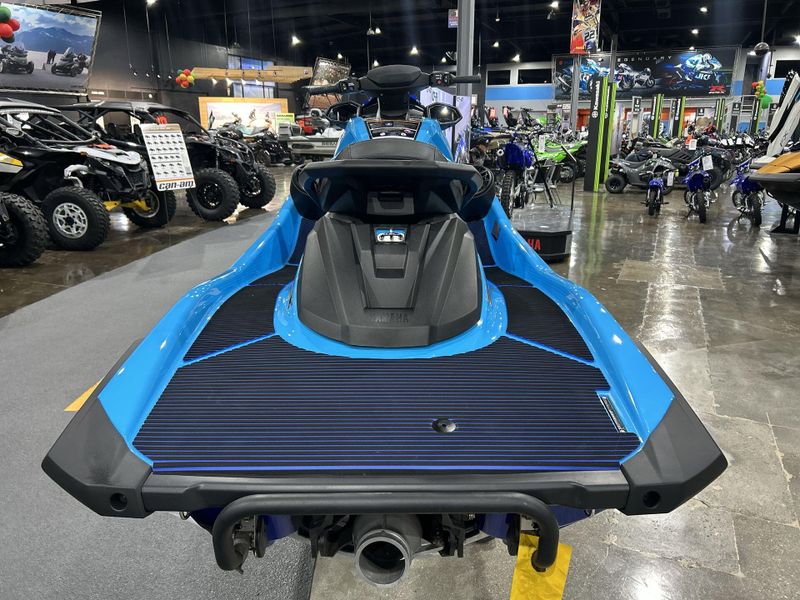 2025 Yamaha VX DELUXE W/AUDIO  in a CYAN/AZURE BLUE exterior color. Del Amo Motorsports of Redondo Beach (424) 390-7811 delamomotorsports.com 