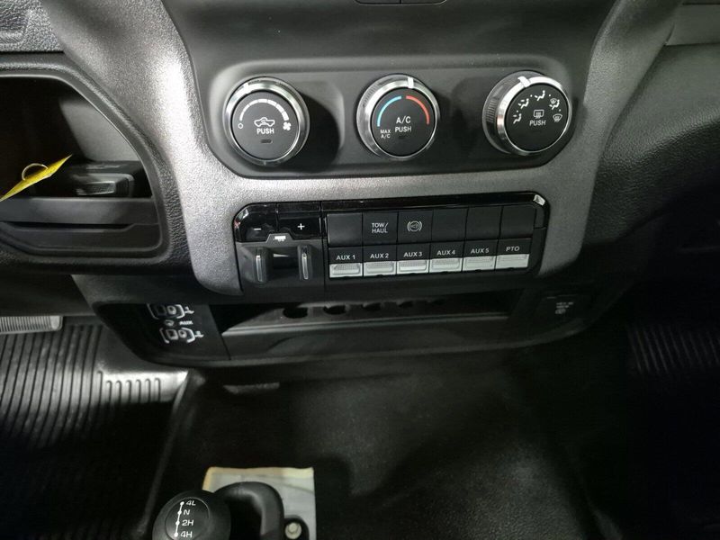 2024 RAM 5500 Chassis Cab Tradesman in a Bright White Clear Coat exterior color and Diesel Gray/Blackinterior. Thys Motor Company 319-318-6640 pixelmotiondemo.com