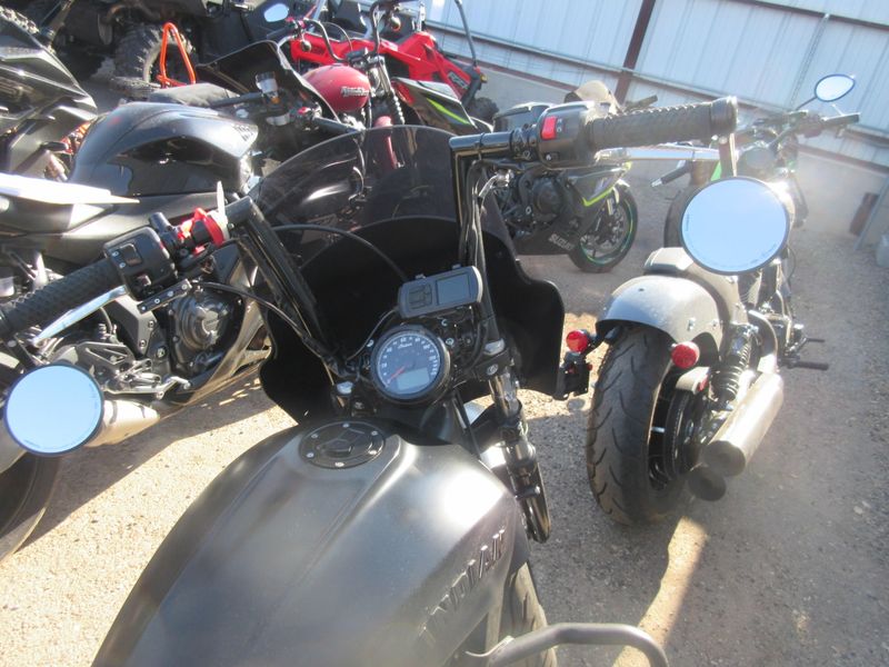 USED 2020 INDIAN MOTORCYCLE SCOUT BOBBER THUNDER BLACK SMOKE ABS 49ST Image 5