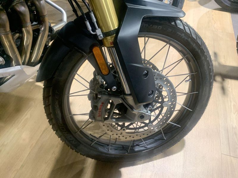 2023 Triumph TIGER 1200 RALLY PRO  in a SNOWDONIA WHITE exterior color. Del Amo Motorsports of Long Beach (562) 362-3160 delamomotorsports.com 
