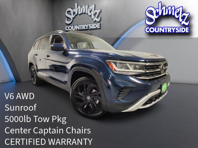 Used 2022 Volkswagen Atlas V6 AWD SE w/Technology/SunroofImage 1